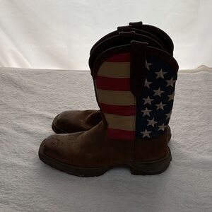 Durango Patriotic Brown Western Boots